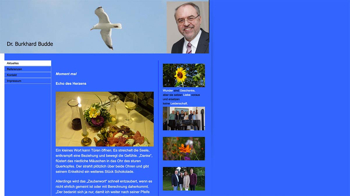 Alte Website - Blaue Periode von 2014 bis 2020