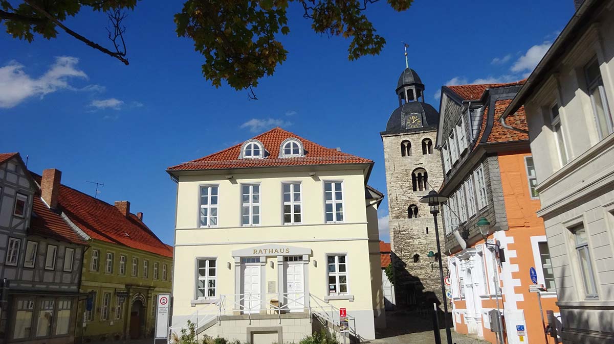 Das Rathaus am Markt in Königslutter