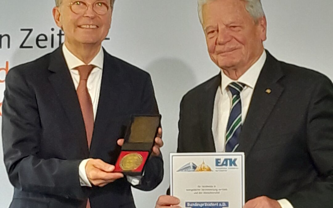 Dank an Joachim Gauck